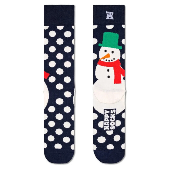 Носки полураспашонки Happy Socks Jumbo Snowman