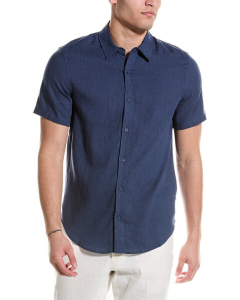 Onia Standard Linen-Blend Shirt Men's