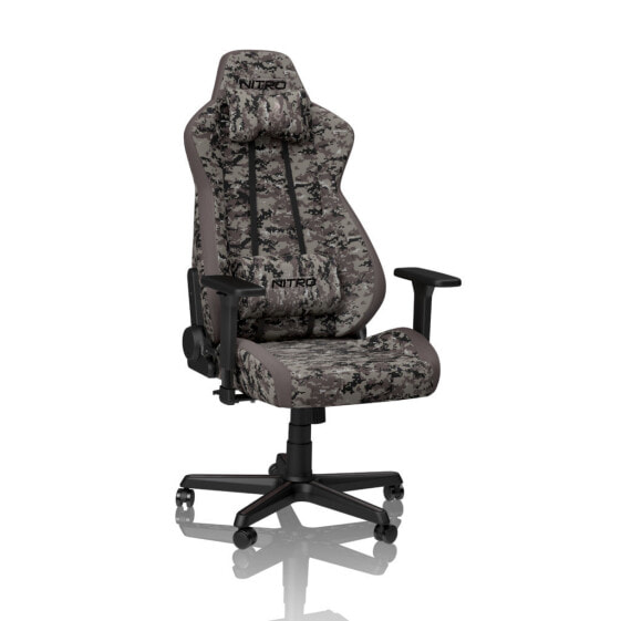 Nitro Concepts S300 - Padded seat - Padded backrest - Camouflage - Camouflage - Fabric - Foam - Fabric - Foam