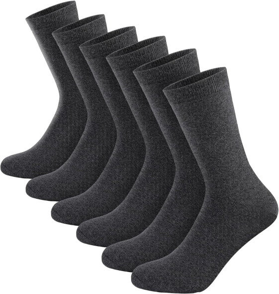 Socks Men Women 12 Pairs Unisex Cotton Socks Black for Sports Business Work Socks