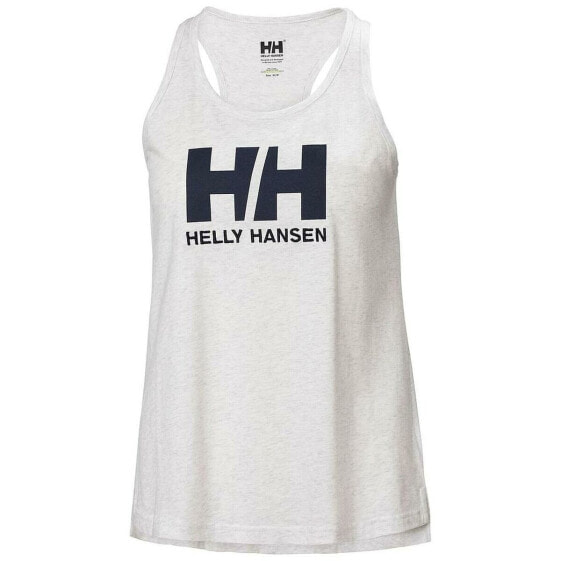 Женская спортивная футболка без рукавов Helly Hansen LOGO SINGLET 33838 фиолетовая