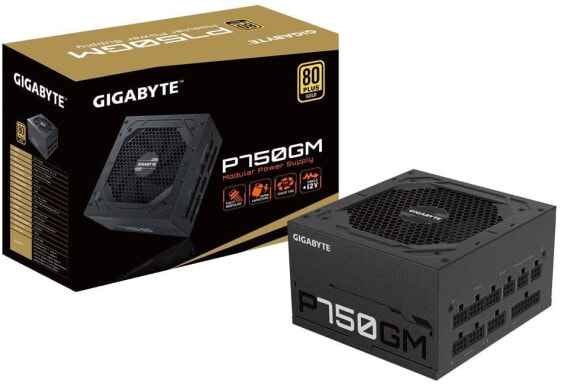 Power Supply Gigabyte 750W P750GM GP-P750GM Black One Size