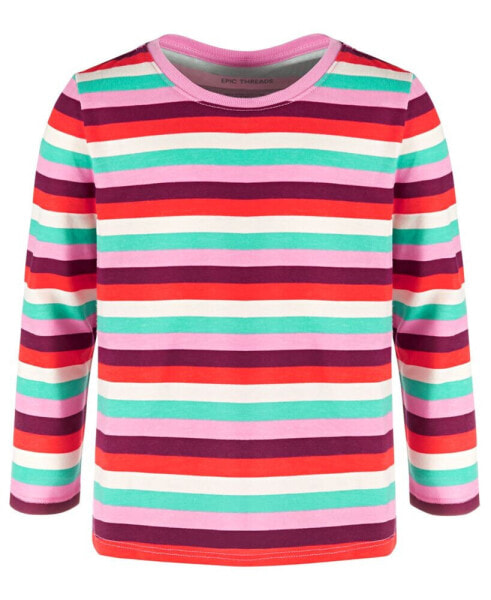 Toddler Girls Striped T-Shirt, Created for Macy's