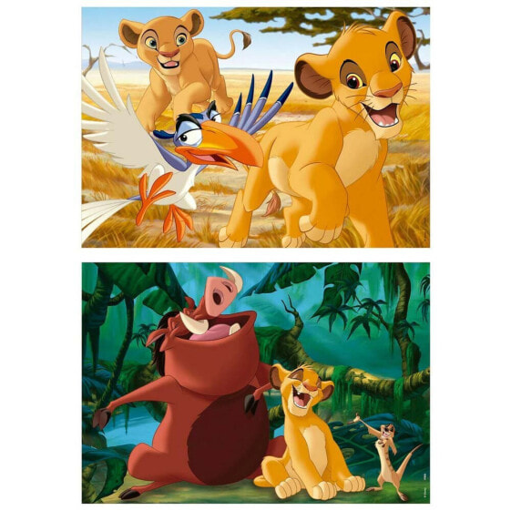 EDUCA 2x25 Pieces Lion King Puzzle