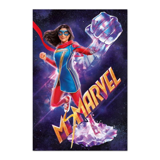 Постер Мстительница Marvel "Супергерой"
