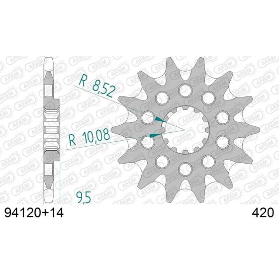 AFAM 94120 front sprocket