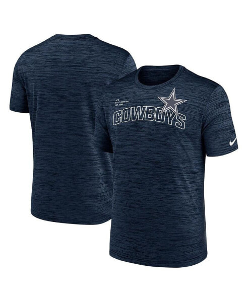 Men's Navy Dallas Cowboys Velocity Arch Performance T-shirt
