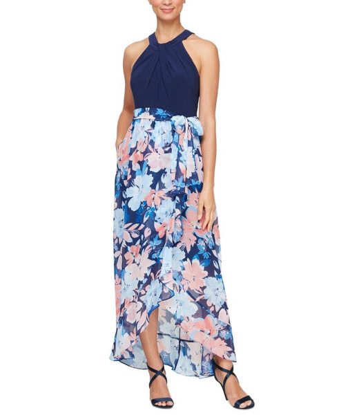 Платье SL Fashions Maxi с цветочным юбкой для женщин