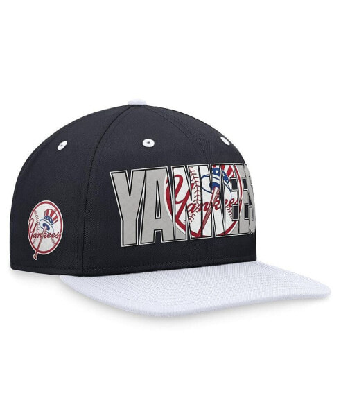 Men's Navy New York Yankees Cooperstown Collection Pro Snapback Hat