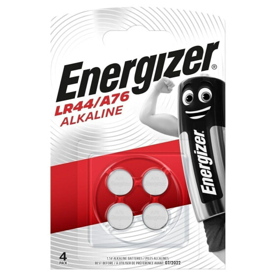 Батарейки Energizer LR44/A76 1,5 V (4 штук)