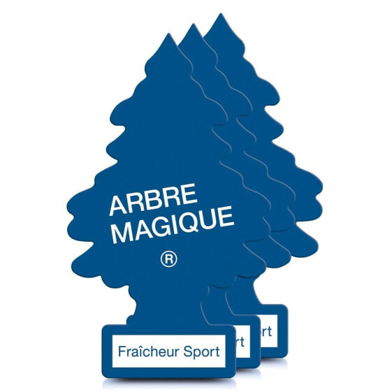 Освежитель воздуха для автомобилей Arbre Magique Sport Сосна Оранжевый (3 штук)