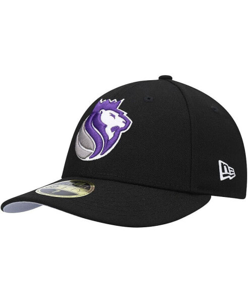 Men's Black Sacramento Kings Team Low Profile 59FIFTY Fitted Hat