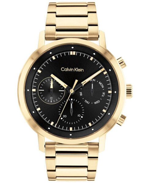 Часы Calvin Klein Gold Tone   Watch 44mm