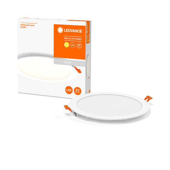 Ledvance Downlight Slim - Recessed lighting spot - 3000 K - 2000 lm - 220 - 240 V - Orange - White
