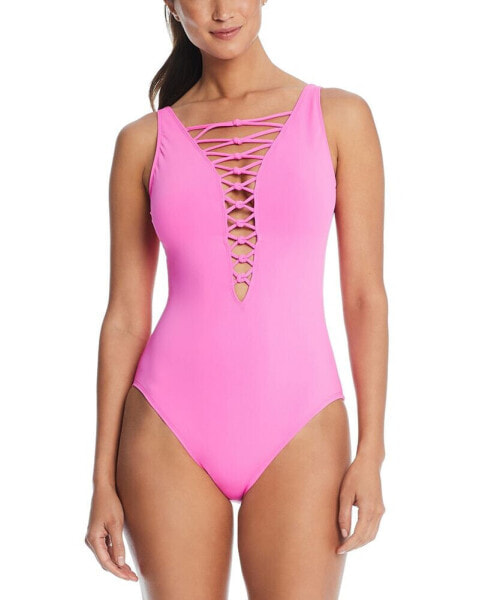 Women's Core-Lace-Down Mio One-Piece Swimsuit