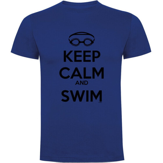 KRUSKIS Keep Calm and Swim short sleeve T-shirt