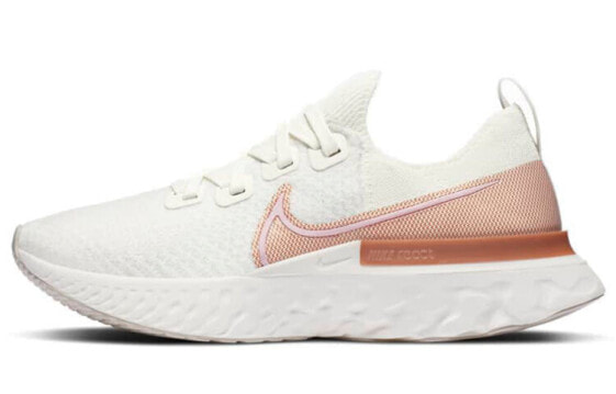 Nike React Infinity Run Flyknit 1 运动 减震 低帮 跑步鞋 女款 白铜 / Кроссовки Nike React Infinity Run Flyknit 1 CD4372-103