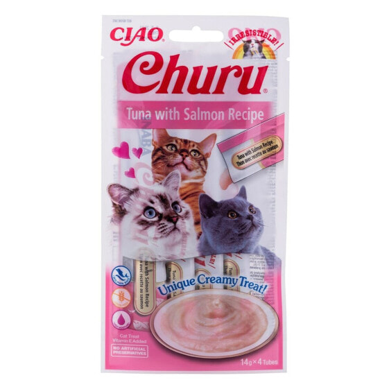 Snack for Cats Inaba EU106 Salmon Tuna Fish 4 x 14 g