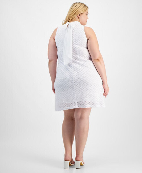 Plus Size Lace A-Line Dress