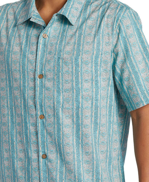 Men's Pool Party Printed Twill Resort Shirt