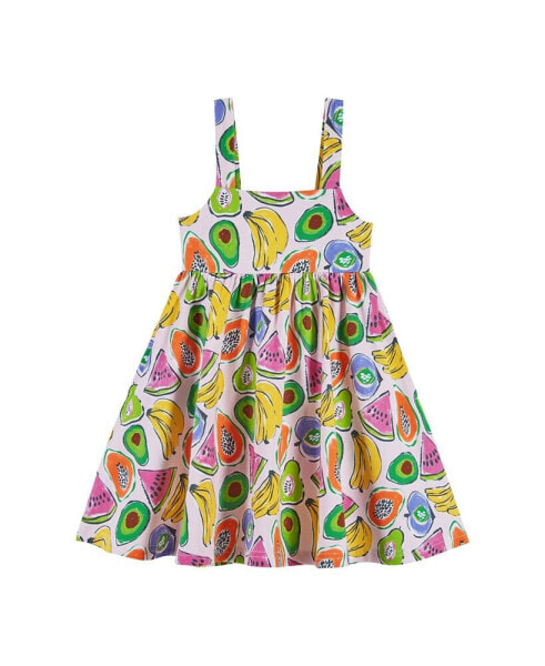 Платье для малышей Andy & Evan с фруктовым принтом