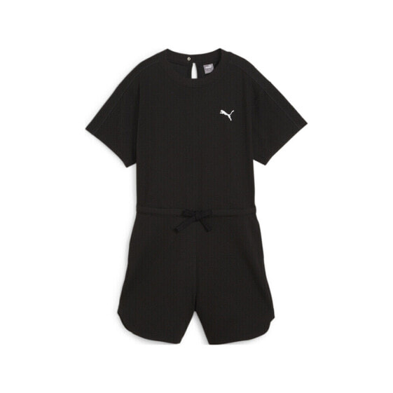 Puma Her Short Jumpsuit Womens Black Casual 67789101