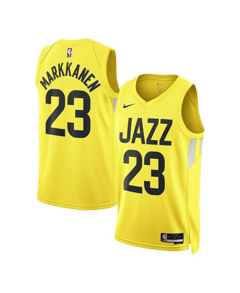 Футболка Nike мужская и женская Lauri Markkanen Gold Utah Jazz Swingman Jersey - Ассоциация