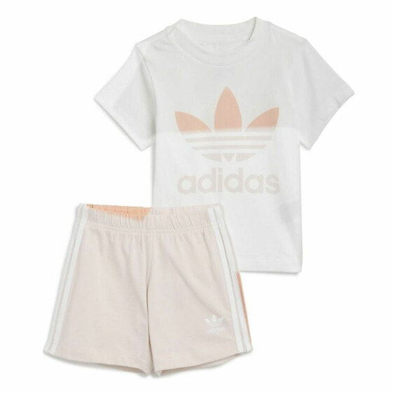 Children's Sports Outfit Adidas Trifolio White