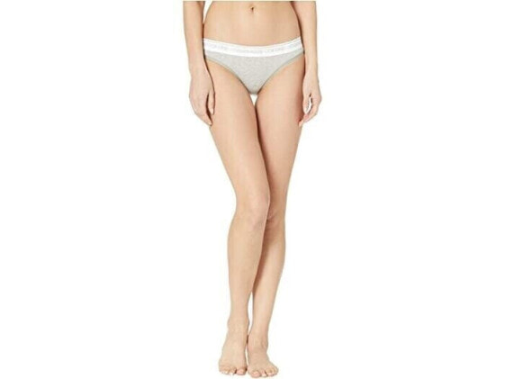 Calvin Klein 261302 Women's Ck One Cotton Bikini Panty Grey Size Small