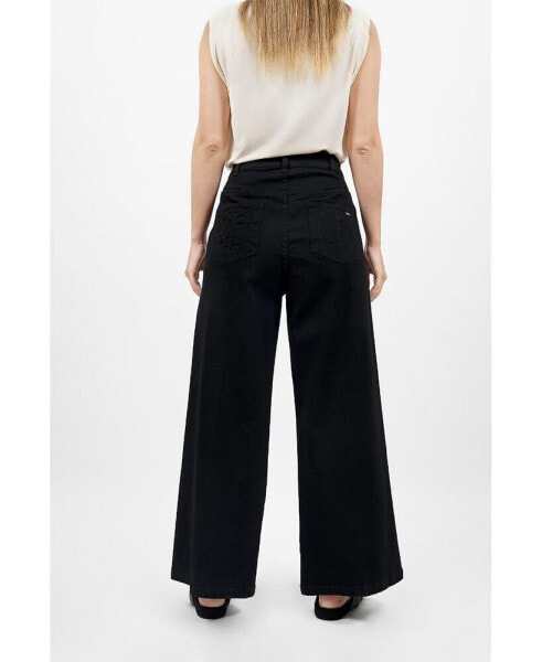 Women's Los Angeles- High Rise Flared Wide Leg Jeans