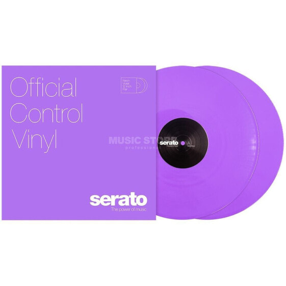 Serato 2x12" Neon-Serie Control Vinyl, Neon-violet (paar)