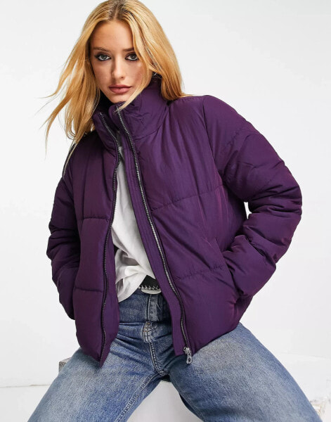 ONLY padded jacket in purple