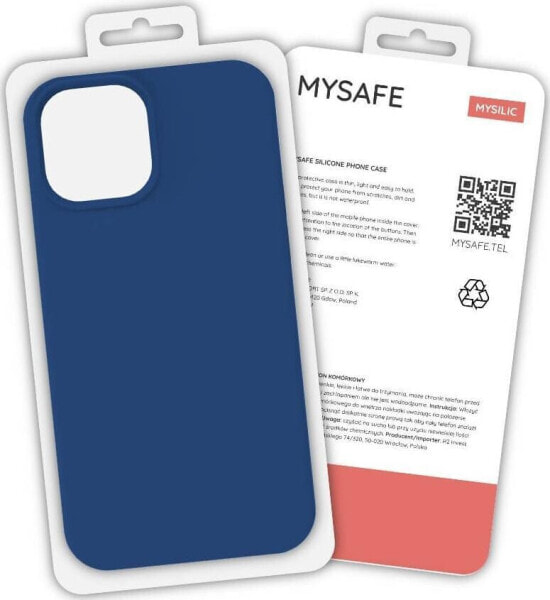 Mysafe MYSAFE ETUI SILIKONOWE SAMSUNG GALAXY M51 GRANATOWY PUDEŁKO