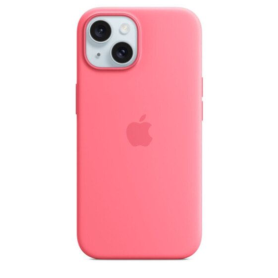 Apple iPhone 15 Silikon Case mit MagSafe"Pink iPhone 15