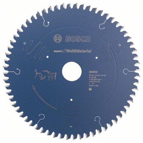 Bosch 2 608 642 493 - Multi - 21.6 cm - 3 cm - 1.8 mm - 2.4 mm - TCG (Triple Chip Grind)
