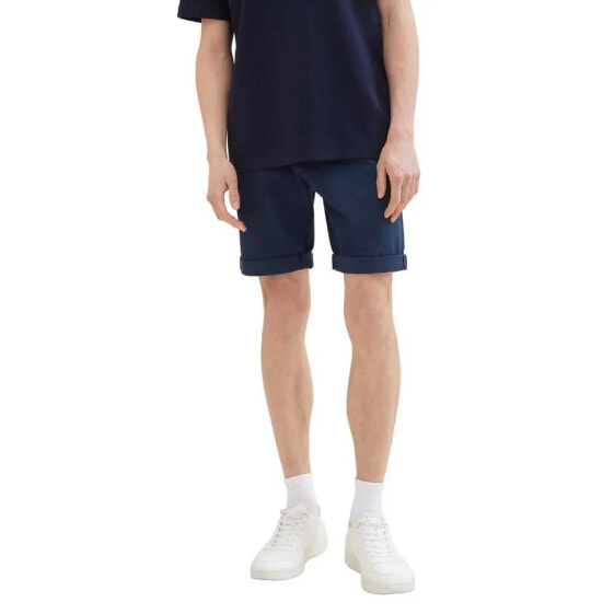 TOM TAILOR Regular With Belt chino shorts