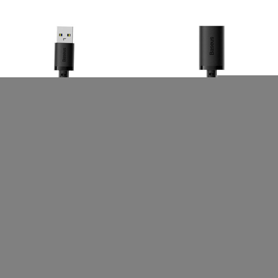 Przedłużacz kabla przewodu USB 2.0 0.5m czarny