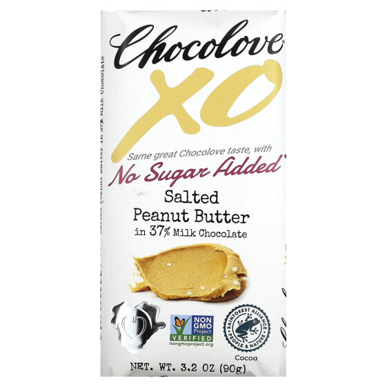 Шоколадные конфеты Chocolove Батончик с арахисовым маслом и молочным шоколадом XO 90 г