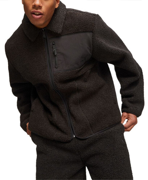 Men's Classic Zip Front Fleece Jacket