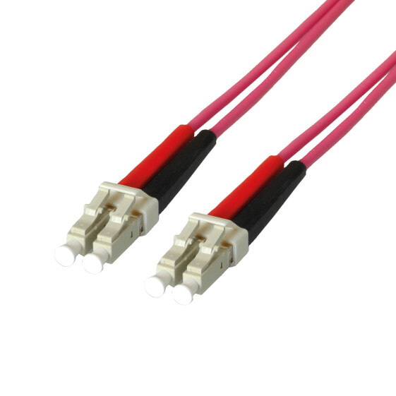 LEONI Kerpen LEONI LWL-Kbl 50µm OM4 Suhner LC/LC 15m - Kabel - 15 m - Cable - 15 m