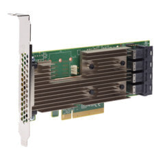 BROADCOM 9305-16i - PCIe - PCIe - Mini-SAS - Low-profile - PCIe 3.0 - SATA - Aluminium - Black - Green