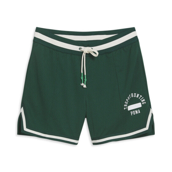 Puma X Trophy Hunting Short Womens Green Casual Athletic Bottoms 62324501