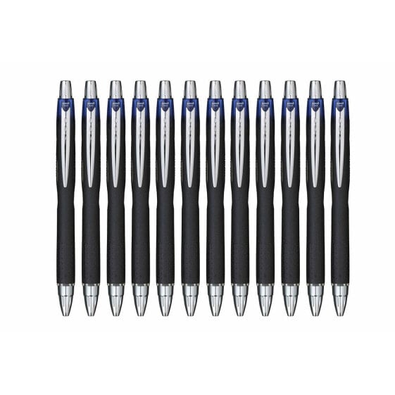Ручка с жидкими чернилами Uni-Ball Rollerball Jetstream SXN-210 Синий 1 mm (12 Предметы)
