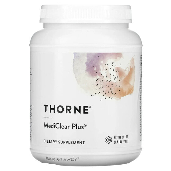 Протеин растительный Thorne MediClear Plus, 27.2 унции (772 г)