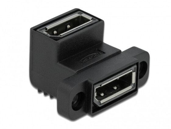 Delock 81310, DisplayPort, DisplayPort, Black
