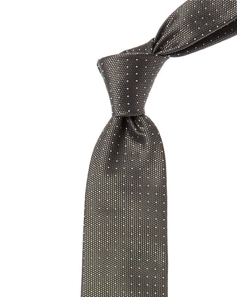 Boss Hugo Boss Light/Pastel Green Dots Silk Tie Men's Green Pce.