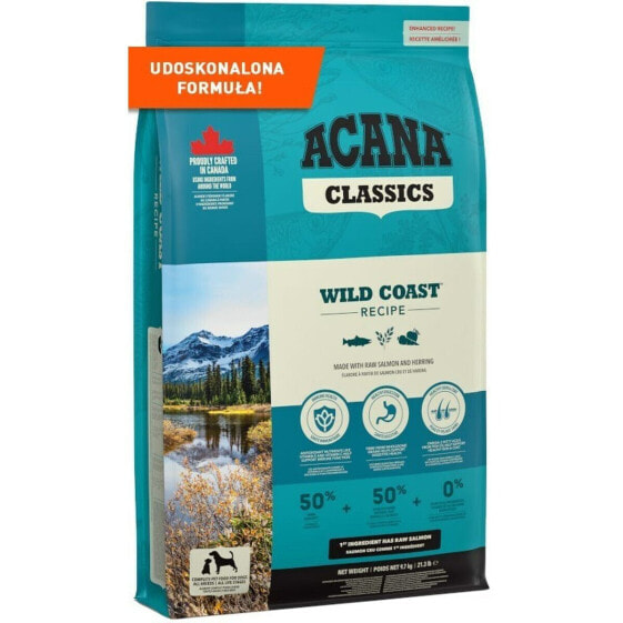 Сухой корм для собак Acana Classics Wild Coast Лососевый Рыба 9,7 кг