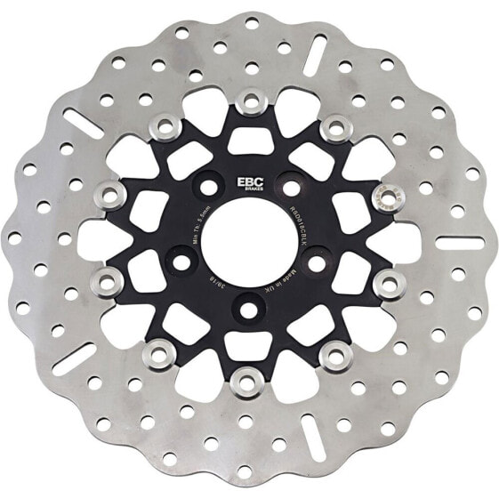 EBC American Motorcycle Floating Contour RSD018CBLK Rear Brake Disc