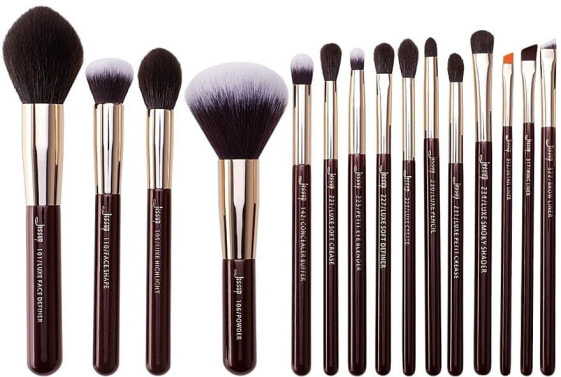 Make-up-Pinsel-Set T282 15-tlg.