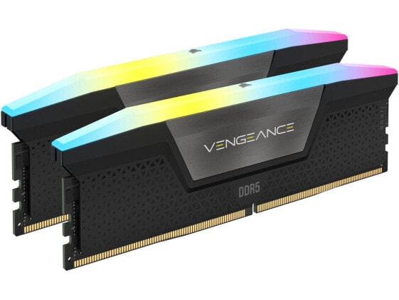 CORSAIR Vengeance RGB 32GB (2 x 16GB) 288-Pin PC RAM DDR5 6000 (PC5 48000) Deskt